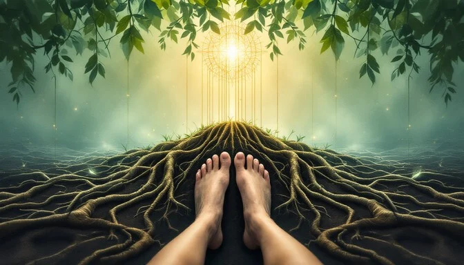 Root chakra healing — grounding and safety